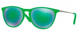 Gafas Junior - Ray-Ban Junior Collection - RJ9060S - 70073R GREEN FLUO TRANSPARENT RUBBER // LIGHT GREEN MIRROR GREEN