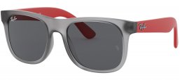 Gafas Junior - Ray-Ban Junior Collection - RJ9069S - 705987 RUBBER TRANSPARENT GREY // DARK GREY