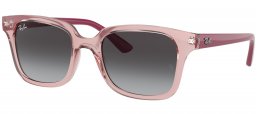 Gafas Junior - Ray-Ban Junior Collection - RJ9071S - 70678G TRANSPARENT PINK // LIGTH GREY GRADIENT DARK GREY