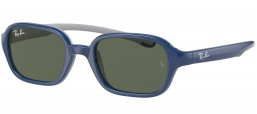 Gafas Junior - Ray-Ban Junior Collection - RJ9074S - 709671 BLUE ON RUBBER GREY // DARK GREEN