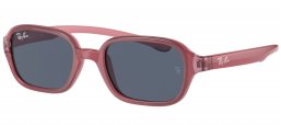 Gafas Junior - Ray-Ban Junior Collection - RJ9074S - 709887 FUCHSIA ON RUBBER PINK // DARK GREY