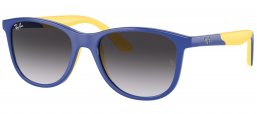 Gafas Junior - Ray-Ban Junior Collection - RJ9077S - 71328G  BLUE ON YELLOW // GREY GRADIENT