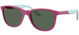 Gafas Junior - Ray-Ban Junior Collection - RJ9077S - 719271  FUCHSIA RUBBER BLUE // DARK GREEN