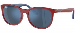 Gafas Junior - Ray-Ban Junior Collection - RJ9079S - 716055  RED ON BLUE // DARK BLUE MIRROR