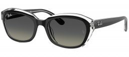 Gafas Junior - Ray-Ban Junior Collection - RJ9081S - 715811  BLACK ON TRANSPARENT // GREY GRADIENT