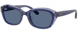 Gafas Junior - Ray-Ban Junior Collection - RJ9081S - 715980  VIOLET ON TRANSPARENT // DARK BLUE