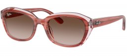Gafas Junior - Ray-Ban Junior Collection - RJ9081S - 717313  STRIPED PINK ON TRANSPARENT PINK // BROWN GRADIENT