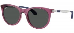 Gafas Junior - Ray-Ban Junior Collection - RJ9082S - 718687  TRANSPARENT VIOLET // DARK GREY