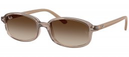 Gafas Junior - Ray-Ban Junior Collection - RJ9132S - 720013  TRANSPARENT BEIGE // BROWN GRADIENT
