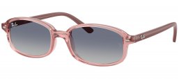Gafas Junior - Ray-Ban Junior Collection - RJ9132S - 72014L  TRANSPARENT PINK // GREY GRADIENT BLUE