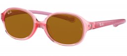 Gafas Junior - Ray-Ban Junior Collection - RJ9187S - 7080/3 TRANSPARENT LIGHT RED // BROWN