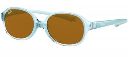 Gafas Junior - Ray-Ban Junior Collection - RJ9187S - 7081/3 TRANSPARENT LIGHT BLUE // BROWN