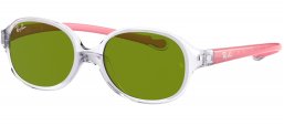 Gafas Junior - Ray-Ban Junior Collection - RJ9187S - 7082/2 TRANSPARENT LIGHT VIOLET // GREEN
