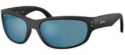 Gafas Junior - Ray-Ban Junior Collection - RJ9189S - 100S55  MATTE BLACK // BLUE MIRROR