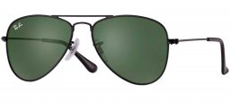 Gafas Junior - Ray-Ban Junior Collection - RJ9506S - 201/71 MATTE BLACK // GREEN