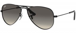 Gafas Junior - Ray-Ban Junior Collection - RJ9506S - 220/11 SHINY BLACK // LIGHT GREY GRADIENT DARK GREY