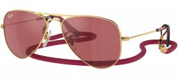 Gafas Junior - Ray-Ban Junior Collection - RJ9506S - 223/B5 ARISTA GOLD // RED HIPER 8 MIRROR
