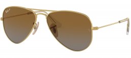 Gafas Junior - Ray-Ban Junior Collection - RJ9506S - 223/T5 GOLD // BROWN GRADIENT POLARIZED