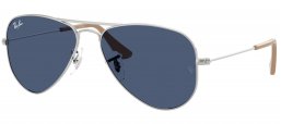 Gafas Junior - Ray-Ban Junior Collection - RJ9506S - 301/80 SILVER // DARK BLUE