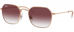 Gafas Junior - Ray-Ban Junior Collection - RJ9594S - 291/8H  ROSE GOLD // DARK VIOLET GRADIENT TRANSPARENT