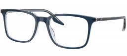 Monturas - Ray-Ban - RX5421 - 8324  TRANSPARENT ON BLUE