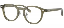 Monturas - Ray-Ban - RX5443D - 8501  TRANSPARENT BROWN HEART