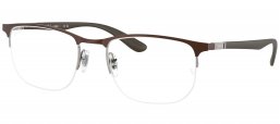 Monturas - Ray-Ban - RX6513 - 3228  BROWN GUNMETAL