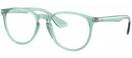 Monturas - Ray-Ban - RX7046 ERIKA - 8508  TRANSPARENT GREEN