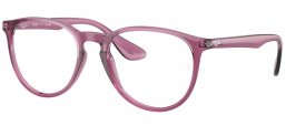 Monturas - Ray-Ban - RX7046 ERIKA - 8509  TRANSPARENT VIOLET