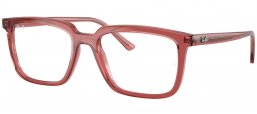 Monturas - Ray-Ban - RX7239 ALAIN - 8510  TRANSPARENT RED