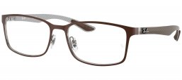 Monturas - Ray-Ban - RX8424 - 3227 MATTE BROWN GUNMETAL