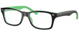 Gafas Junior - Ray-Ban Junior Collection - RY1531 - 3764 GREEN TRANSPARENT ON TOP BLACK