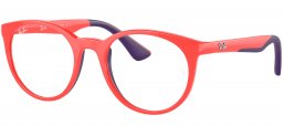 Gafas Junior - Ray-Ban Junior Collection - RY1628 - 3953  RED ON RUBBER BLUE