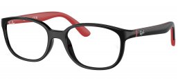 Gafas Junior - Ray-Ban Junior Collection - RY1632 - 3928  BLACK ON RED
