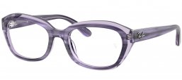Gafas Junior - Ray-Ban Junior Collection - RY1636 - 3989 STRIPED VIOLET ON TRANSPARENT VIOLET