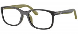 Gafas Junior - Ray-Ban Junior Collection - RY1644 - 7511 GREY ON GREEN RUBBER