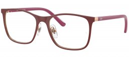 Gafas Junior - Ray-Ban Junior Collection - RY9551V - 4077 MATTE BURGUNDY ON ROSE GOLD