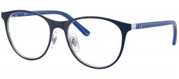 Gafas Junior - Ray-Ban Junior Collection - RY9552V - 4094 MATTE BLUE ON SILVER