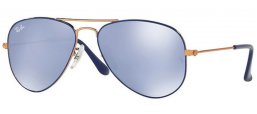 Frames Junior - Ray-Ban® Junior Collection - RJ9506S - 264/1U COPPER TOP ON BLUE // BLUE FLASH SILVER