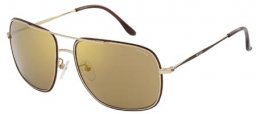 Gafas de Sol - Police - S8638 - H12X GOLD BROWN // GOLD MIRROR