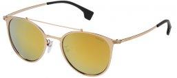 Sunglasses - Police - SPL156 RIVAL 9 - 300G GOLD // YELLOW MIRROR GOLD