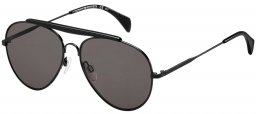 Gafas de Sol - Tommy Hilfiger - TH 1454/S - 006 (NR) SHINY BLACK // BROWN GREY
