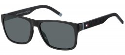 Gafas de Sol - Tommy Hilfiger - TH 1718/S - 08A (IR) BLACK GREY // GREY
