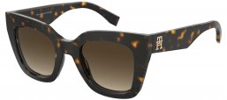 Gafas de Sol - Tommy Hilfiger - TH 2051/S - 086 (HA) DARK HAVANA // BROWN GRADIENT