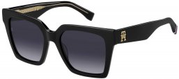 Gafas de Sol - Tommy Hilfiger - TH 2100/S - 807 (9O) BLACK // DARK GREY GRADIENT