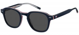 Gafas de Sol - Tommy Hilfiger - TH 2185/S - PJP (IR) BLUE // GREY