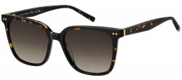 Gafas de Sol - Tommy Hilfiger - TH 2211/S - 086 (HA) HAVANA // BROWN GRADIENT
