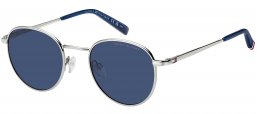 Gafas de Sol - Tommy Hilfiger - TH 2217/S - 010 (KU) PALLADIUM // BLUE
