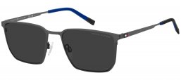 Gafas de Sol - Tommy Hilfiger - TH 2272/S - SVK (IR) MATTE RUTHENIUM BLACK // GREY