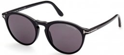 Gafas de Sol - Tom Ford - AURELE FT0904 - 01A  SHINY BLACK // SMOKED